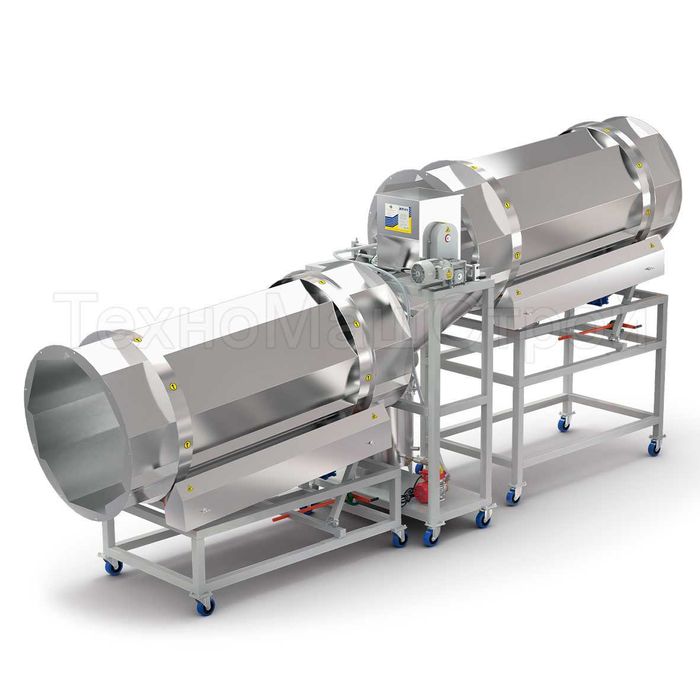 Комплекс дражування та внесення добавок "ДПП" Дражеровочний барабан.