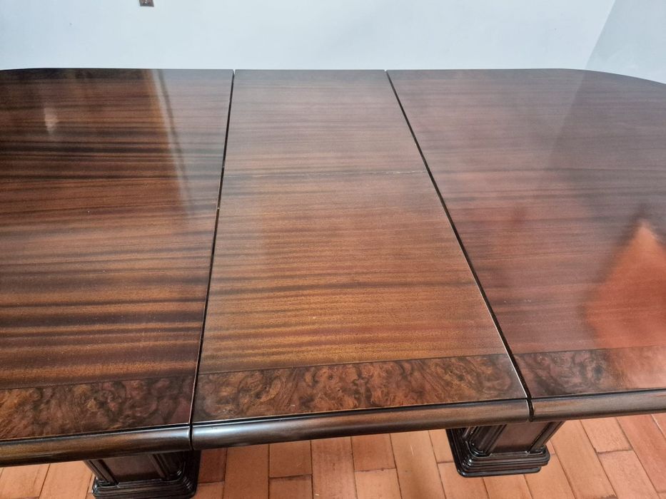 Mesa de jantar extensível + 6 cadeiras