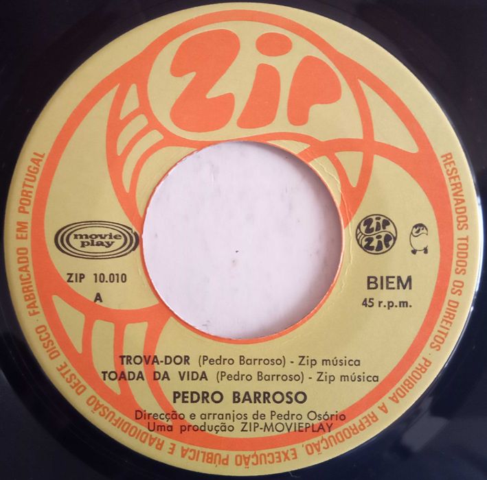 Pedro Barroso	- - - - -	Trova-Dor	- - - - -	Single