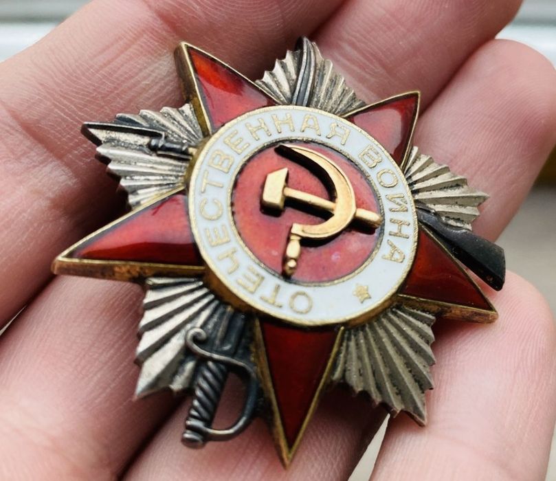 Знак ВОВ. Бойовий. СРІБЛО + ЗОЛОТО ! Гарний стан.