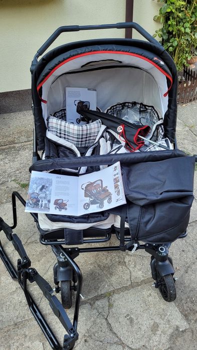 Wózek hartan zx II bliźniaczy bliźniaki podwójny