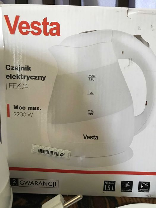 Чайник электро Vesta Польша новий 1,5л