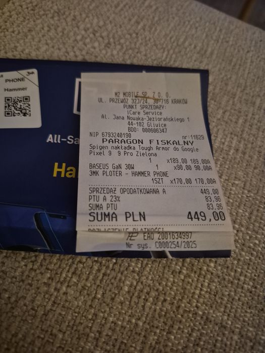 Google Pixel 9 jak nowy