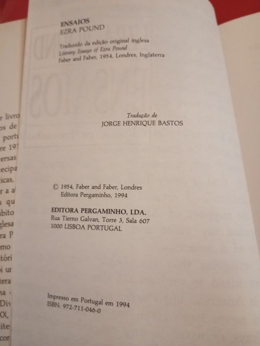 Ezra Pound - Ensaios