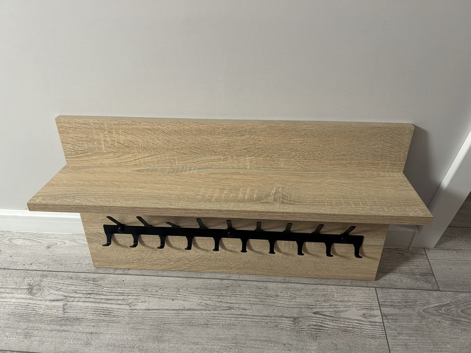 Wieszak jasny dąb 70 cm NOWY