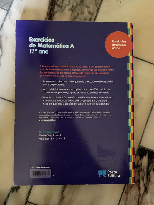 Livro de exercicios de matematica A 12.º ano