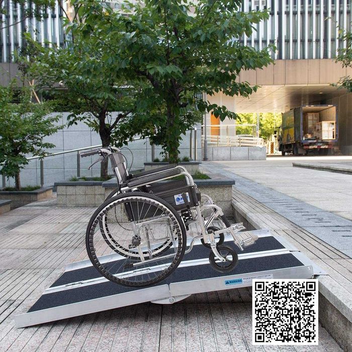 Rampas de alumínio para cadeiras de rodas e scooters - NOVAS