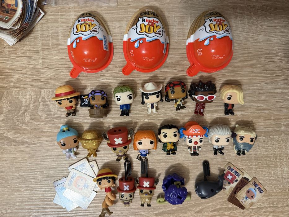 Кіндер Джой Ван Піс  Фігурки | нова колекція Kinder Joy One Piece