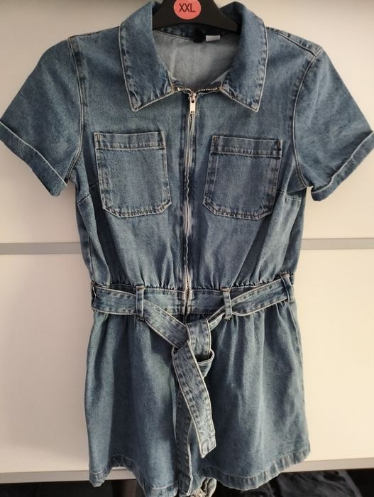 Kombinezon jeansowy H&M