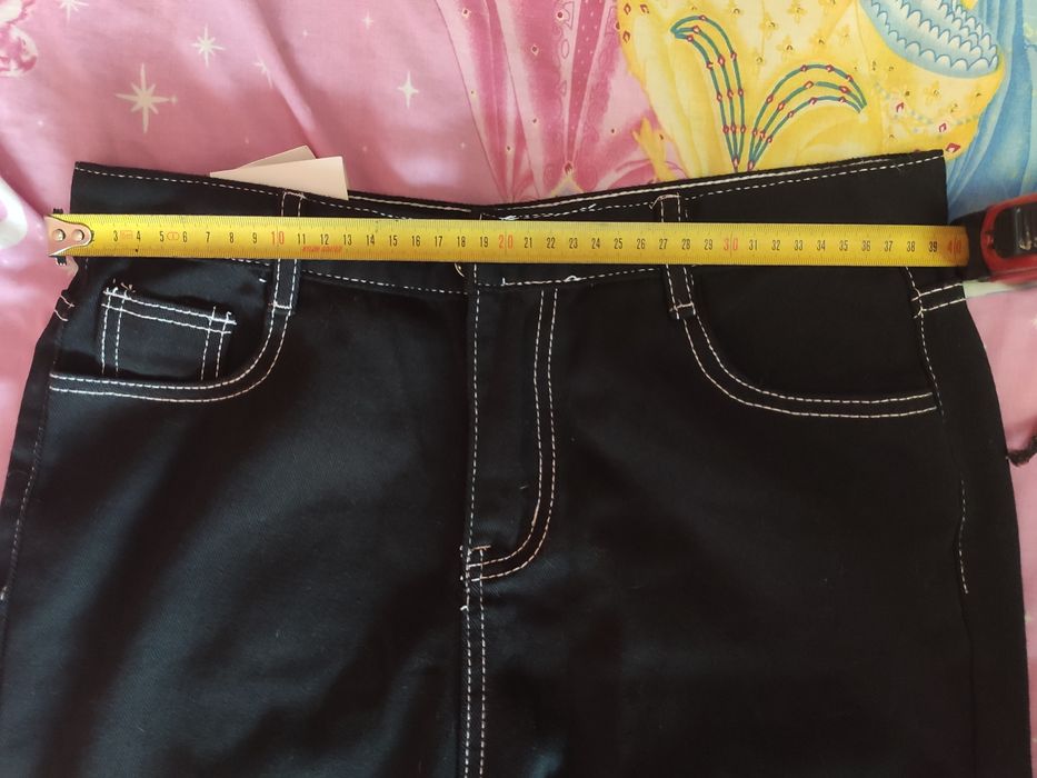 Черные широкие штаны