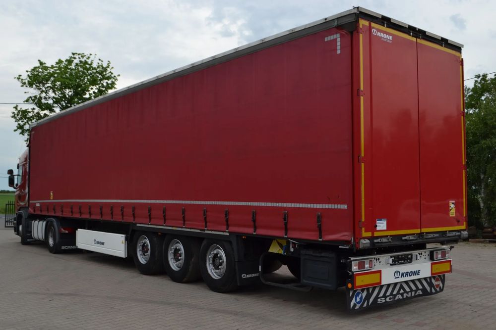 Krone SPD  KRONE 19R FIRANA/POD.OŚ/ Pod. dach x3 /KOSZ pal /Multi Lock.  SAF
