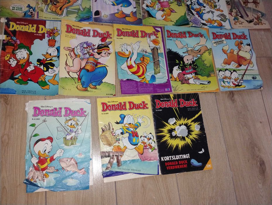 kaczor donald komiks po roku 2000 wersja na Benelux 38 sztuk