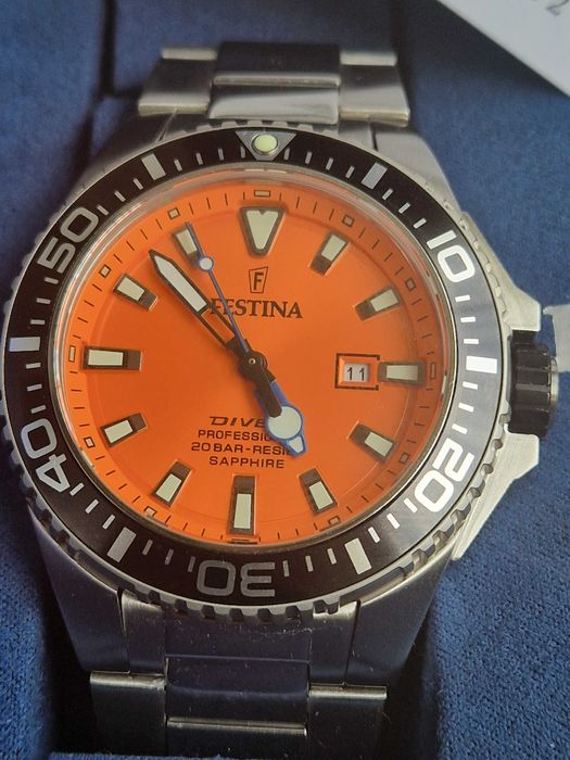 Zegarek Festina Diver 200m Szafirowe szkło NOWY