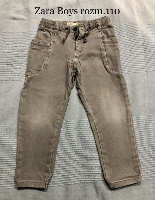 Rozm. 110, spodnie Zara Boys dla chłopca, bdb