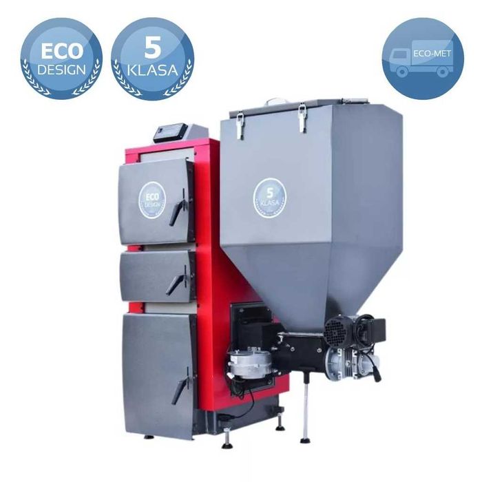 Piec Kocioł CO 15 kW ECONOMY podajnik ekogroszek 5 klasa dotacja RATY