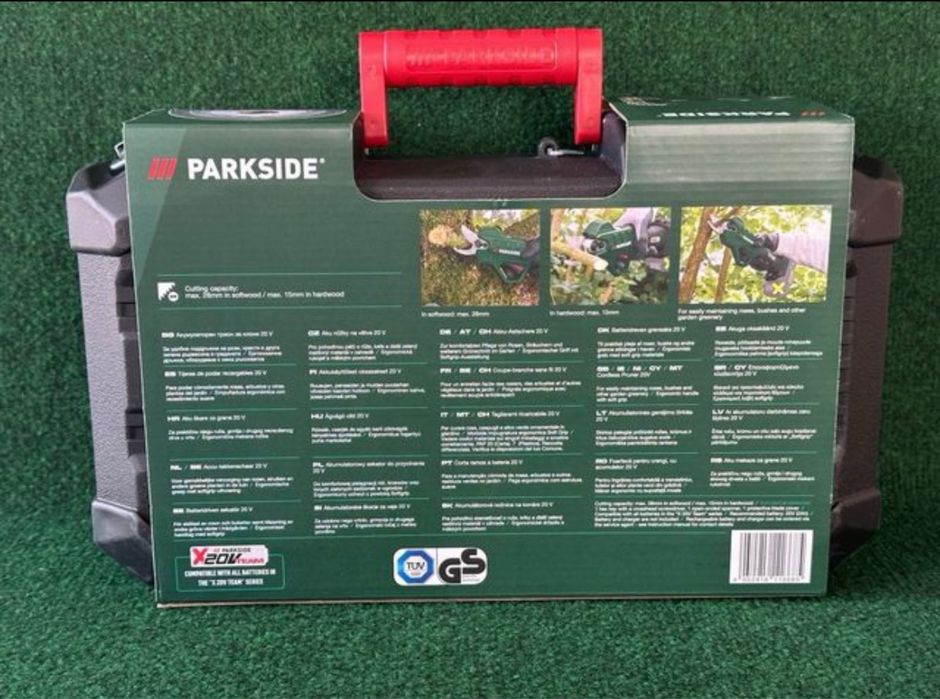 Tesouras de poda novas Parkside - 20v