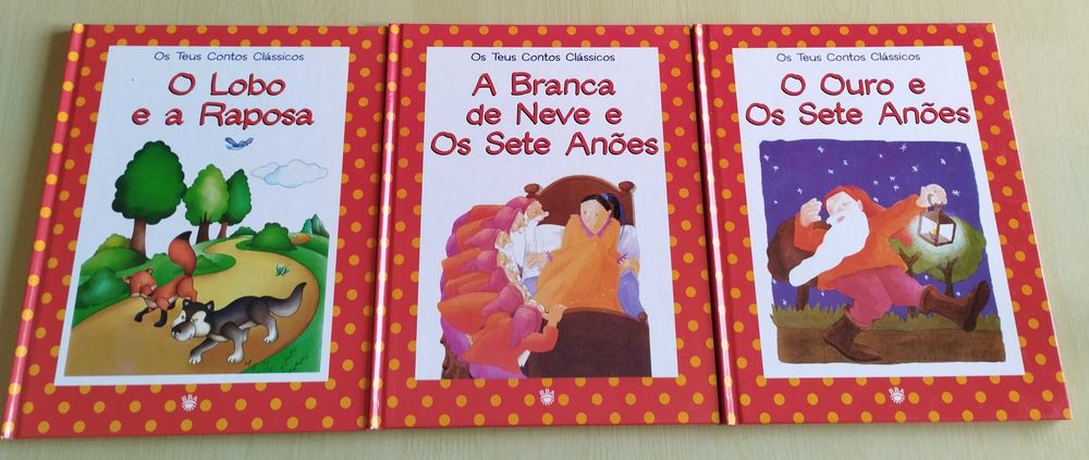 3 livros da coleção "Os teus contos clássicos"