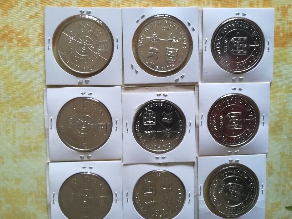 moedas de 200 escudos XI série dos descobrimentos
