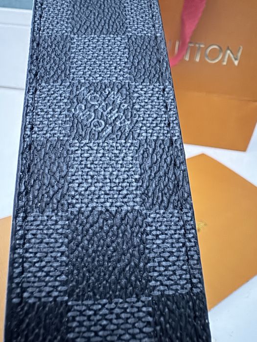 ремень   Louis Vuitton  кожа канва