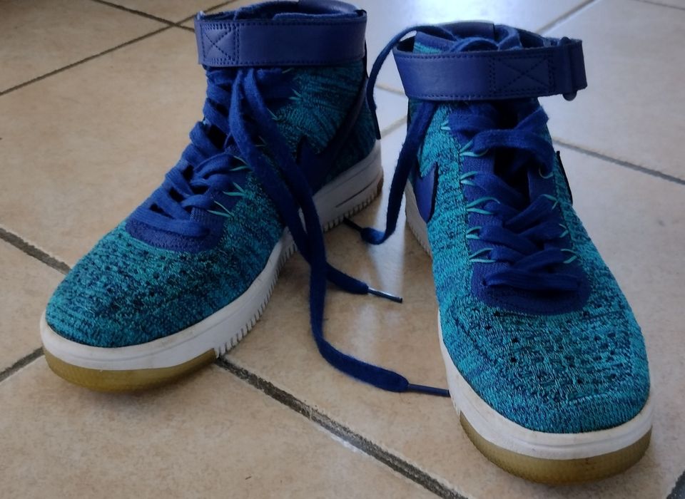 Buty Nike Air Force niebieskie