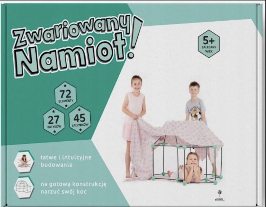 Baza Dom Zwariowany Namiot - 138 elementow