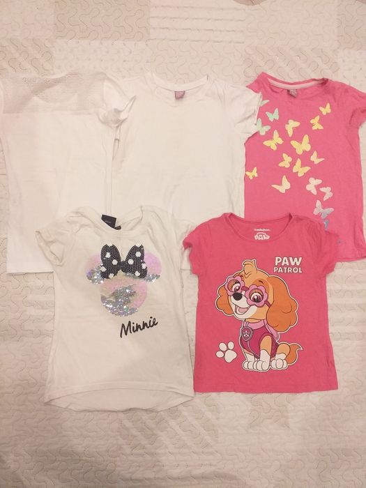 T-shirty rozm. 98, 5 sztuk