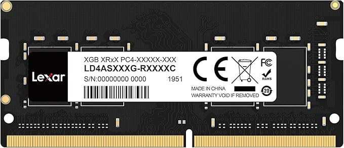 2x Lexar SODIMM RAM DDR4 16GB, 3200 MHz RAM (LD4AS016G-B3200ASST)