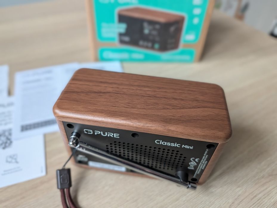 PURE CLASSIC STEREO MINI mini przenośne radio DAB+ FM bluetooth USB-C jak nowe folia