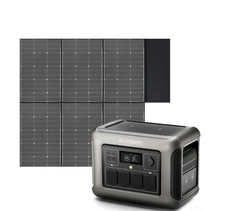 Estação de energia portátil ALLPOWERS R1500 LITE Painel Solar 100W Nova