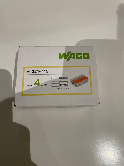 Wago terminal de conexão 5 fios