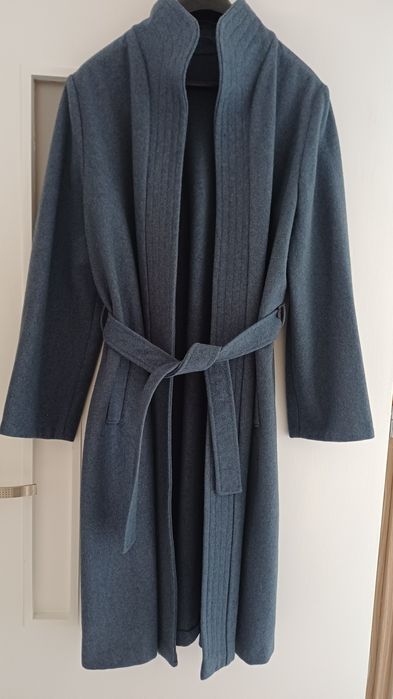 Płaszczyk wiosenny ciemny niebieski rozmiar 42