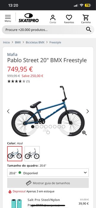 Bmx muito pouco usada