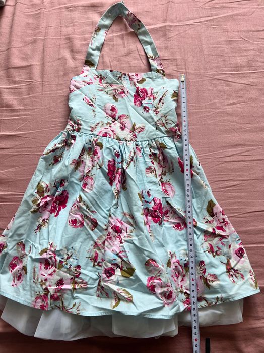 Piękna sukienka lato wesele ślub Komunia 110 116