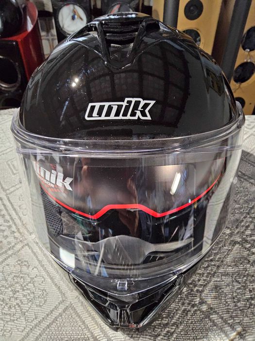 Capacete NOVO a Estrear UNIK Modelo FS-867 cor Preto Brilhante
