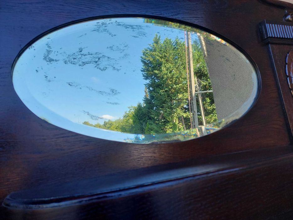 Stary secesyjny pomocnik kredens komoda lustro E187