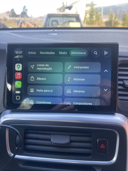Tablet auto com carplay e android auto