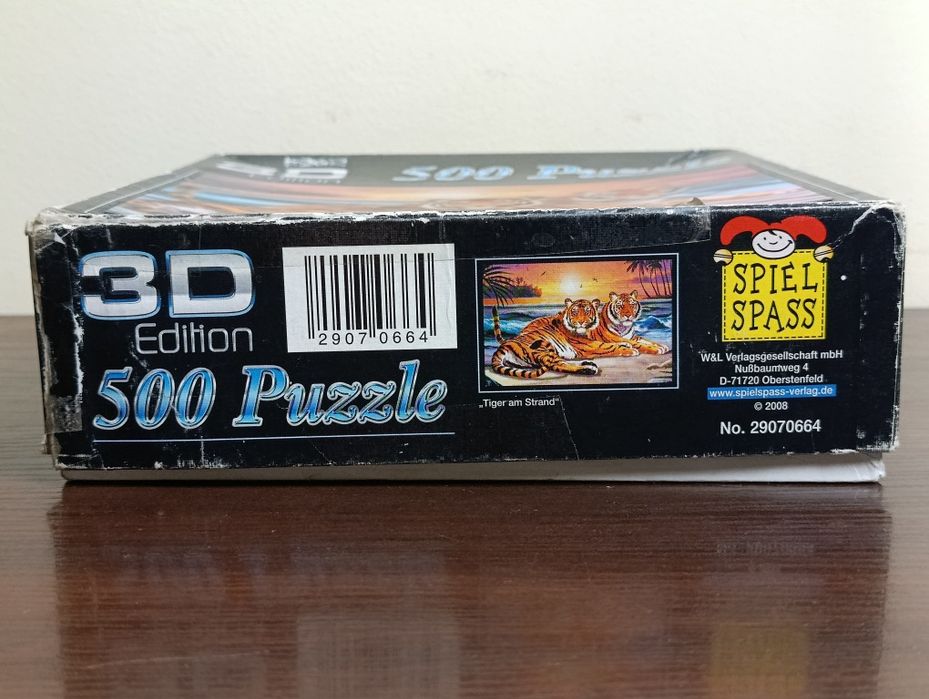 Puzzle 3d 500 el. 47x31 cm, Made in Germany