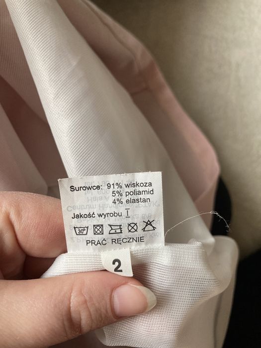 Prosta sukienka różowa
