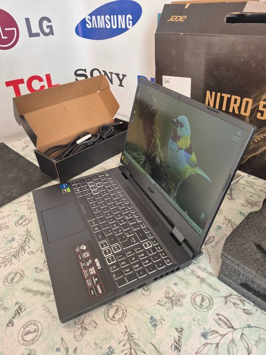 Acer Nitro 5, i7-12650H, RAM 16 ГБ DDR5,  SSD 512 ГБ, RTX 4060 8 ГБ