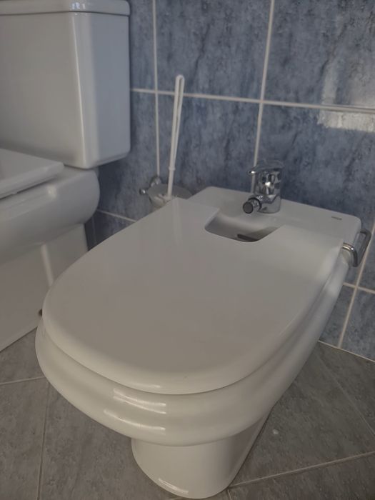 Sanita + bidé + torneira Roca