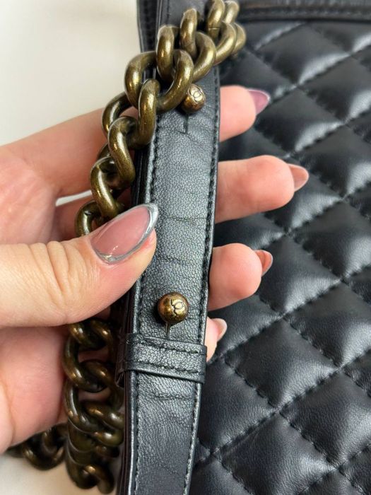 Сумка шкіряна chanel boy