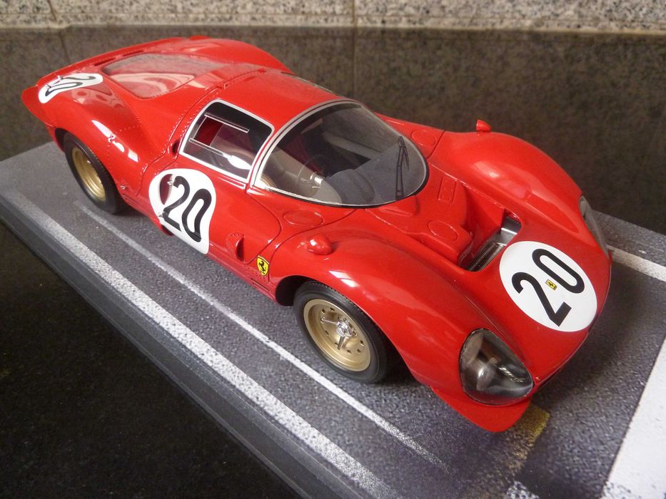 1:18 BBR, Ferrari 330 P3, 24H LeMans 1966, AutoArt, Minichamps