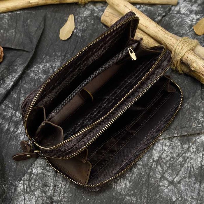 Чоловічий КЛАТЧ Барсетка Гаманець Портмоне з Натуральної Шкіри!