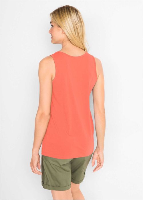 T-shirt pomarańczowa bez rękawów Rozmiar 36/38
