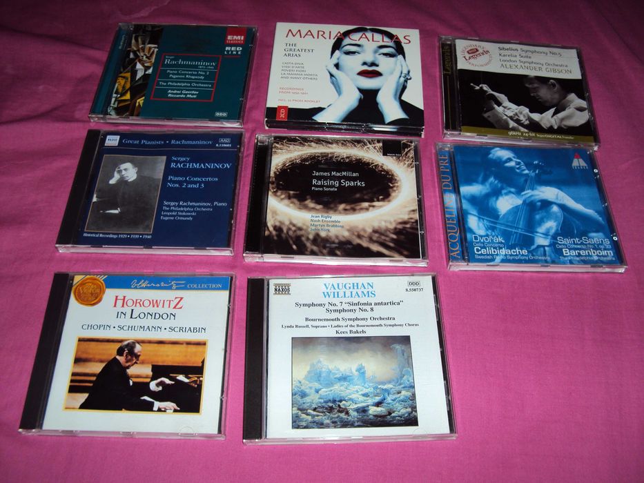Vendo CDs música clássica (a partir de 2,5 euros)