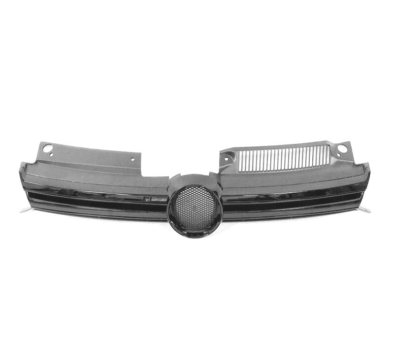 GRELHA FRONTAL VOLKSWAGEN VW GOLF 6 08-12 LOOK R20 PRETO BRILHO