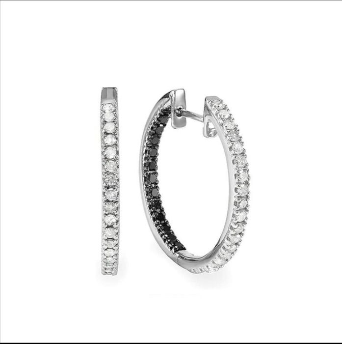 Серьги кольца 3см, 4см, 5см и 6см