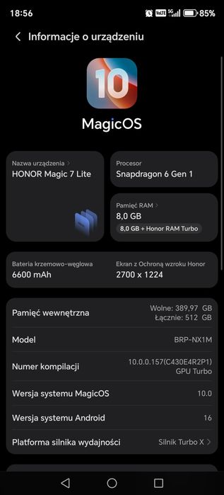 Honor Magic 7 Lite 512GB