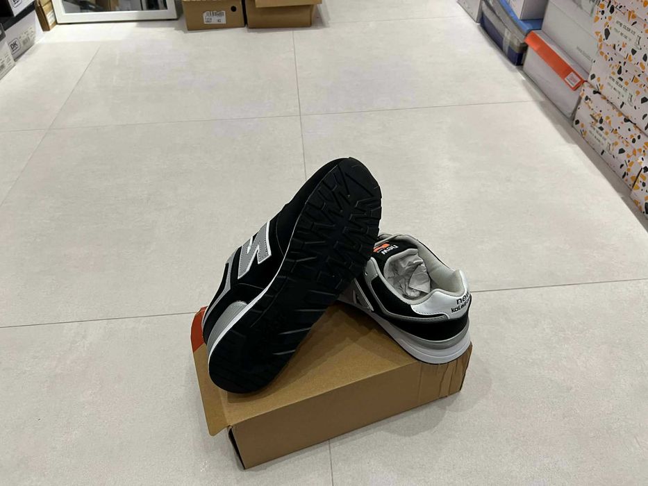 Buty Męskie czarno-szare siatkowe 41