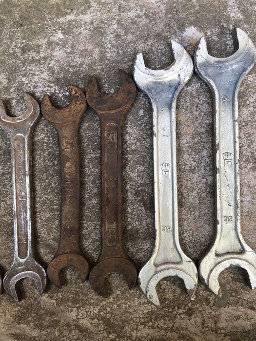 Ключі рожкові, кусачки